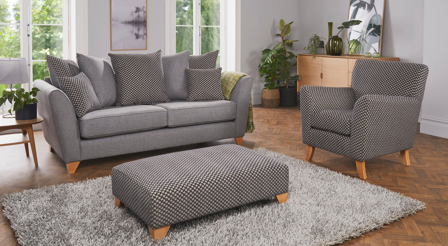 Modular Bespoke Eclipse Fabric Sofa Collection | Red Rose