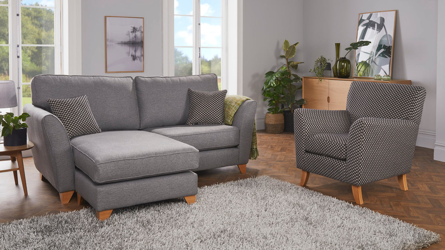 Modular Bespoke Eclipse Fabric Sofa Collection | Red Rose
