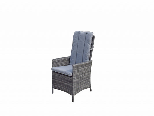 Emily Rattan Reclining Chair in 8mm Grey | Emil0335