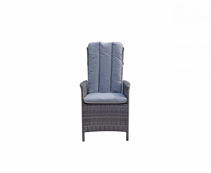 Emily Rattan Reclining Chair in 8mm Grey | Emil0335