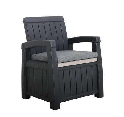 Rattan Storage 2 seater Sofa Set with cushions | AMIR | Faro 05