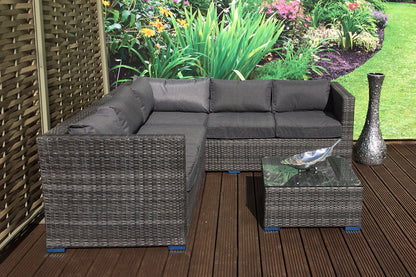 Rattan Corner Sofa Set with Coffee Table | Georgia | Geor0103