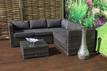 Rattan Corner Sofa Set with Coffee Table | Georgia | Geor0103