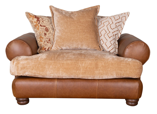 Horatio Mix Fabric & Leather Sofa Collection | Buoyant Upholstery
