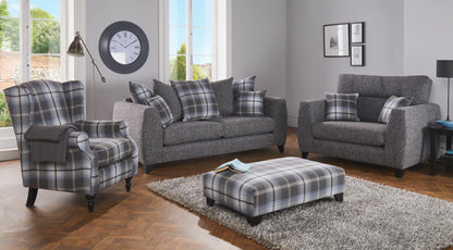 Modular Bespoke Lisburn Fabric Sofa Collection | Red Rose