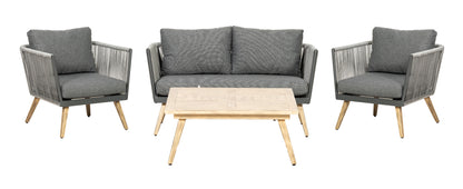 Rattan Milan Four Seater Sofa Lounging Set  | AMIR | MIL2SOF-WS