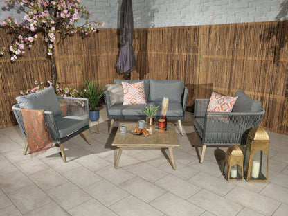 Rattan Milan Four Seater Sofa Lounging Set  | AMIR | MIL2SOF-WS