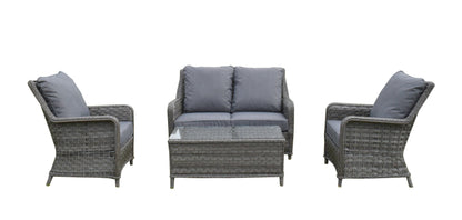 Rattan 4 Seater Sofa Set with Chairs | Mia0008