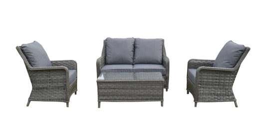 Rattan 4 Seater Sofa Set with Chairs | Mia0008