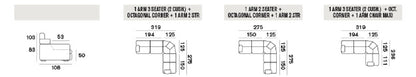 Modular Palinuro Leather Sofa Collection | Newtrend Concepts Italia