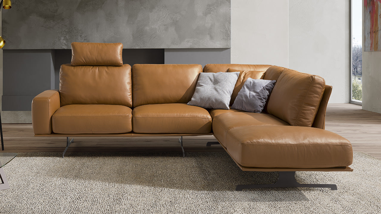 Nuvolari Leather Sofa Collection | Newtrend Concepts Italia