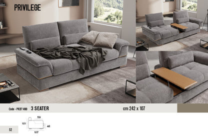 Privilege Leather Sofa Collection | Newtrend Concepts Italia