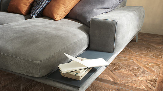 Modular Villeneuve Leather Sofa Collection | Newtrend Concepts Italia