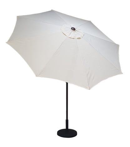 Rattan 2.5m Table Parasol in Beige with Tilt | Para0076