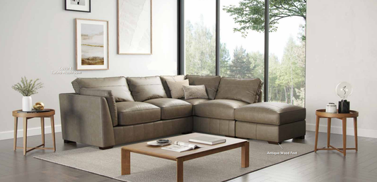 Phoenix Leather Sofa Collection | Buoyant Upholstery