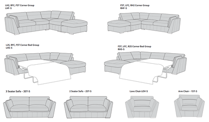 Phoenix Leather Sofa Collection | Buoyant Upholstery