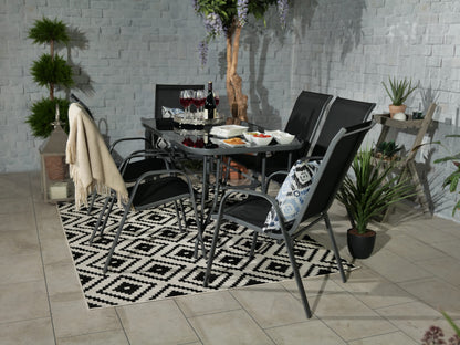 Rio 6 Seater Stacking Dining Set | AMIR | RIO-02