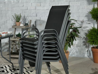 Rio 6 Seater Stacking Dining Set | AMIR | RIO-02