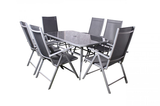 Rio 6 Seater Recliner Dining Set | AMIR | RIO-03