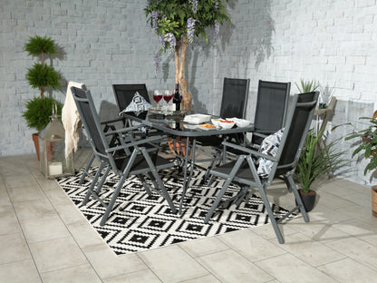 Rio 4 Seater Recliner Dining Set | AMIR | RIO-04