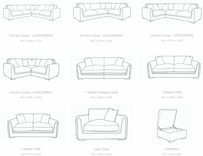 Roscoe Fabric Sofa Collection | Buoyant Upholstery