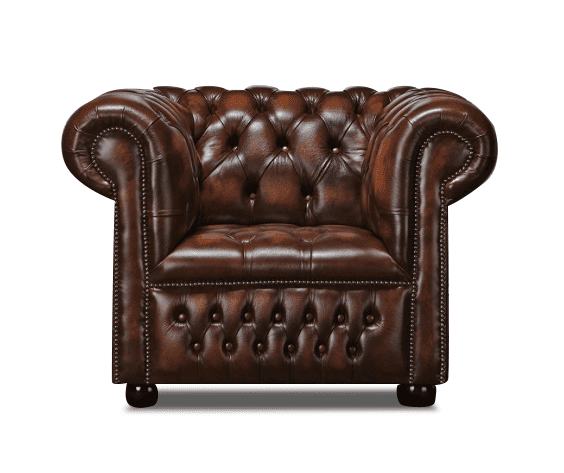Watson Leather Chesterfield Armchair | Arnie