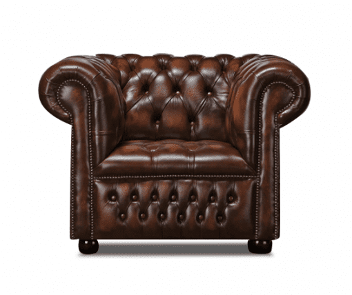 Watson Leather Chesterfield Armchair | Arnie