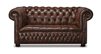 Watson Leather 2 Seater Chesterfield Sofa | Arnie
