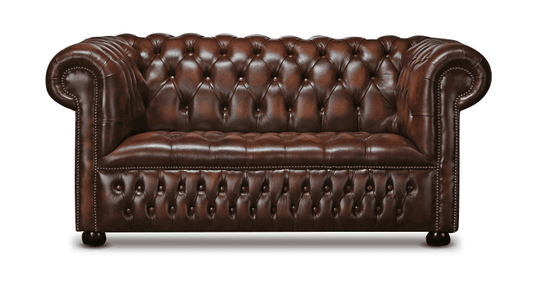 Watson Leather 2 Seater Chesterfield Sofa | Arnie
