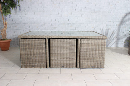 Rattan Wentworth 10 Seater Cube Set | AMIR | WEN10CUB-WS