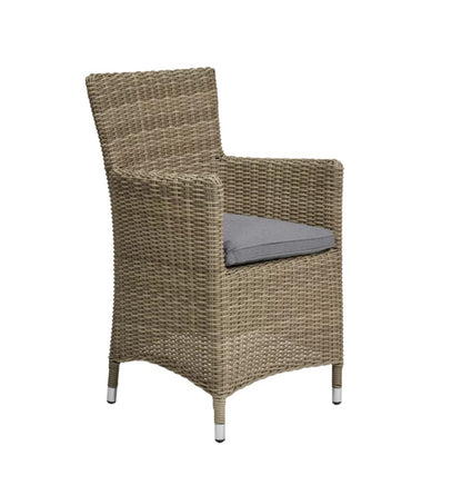 Rattan Wentworth 4 Seater Dining Set AMIR | WEN110CAR-WS
