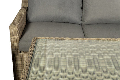 Rattan Wentworth Adjustable Sofa Dining Set | AMIR | WENADJSOF-WS