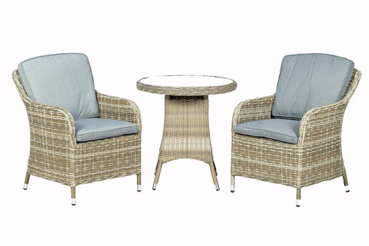 Rattan Wentworth 2 Seater Imperial bistro set | AMIR | WEN70IMP-WS