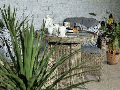 Rattan Wentworth 2 Seater Imperial bistro set | AMIR | WEN70IMP-WS