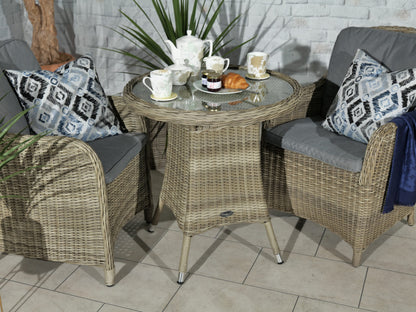 Rattan Wentworth 2 Seater Imperial bistro set | AMIR | WEN70IMP-WS