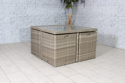 Rattan Wentworth 8 Seater Cube Set | AMIR | WEN8CUB-WS