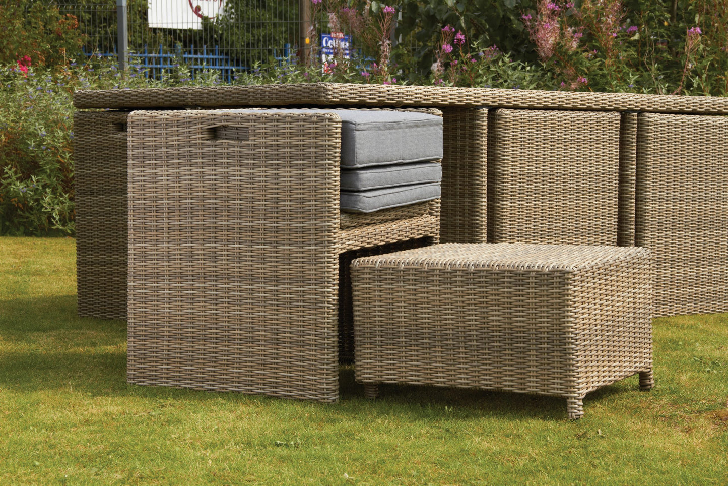 Rattan Wentworth 8 Seater Cube Set | AMIR | WEN8CUB-WS