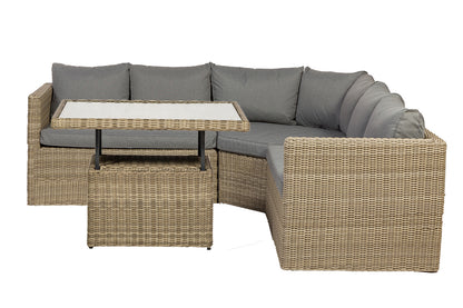 Rattan Wentworth Corner Lounging Set | AMIR | WENADJLOU-WS