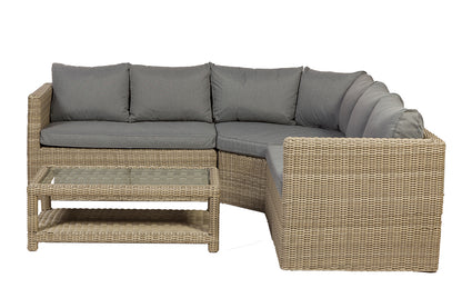 Rattan Wentworth Corner Lounging Set | AMIR | WENCORLOU-WS