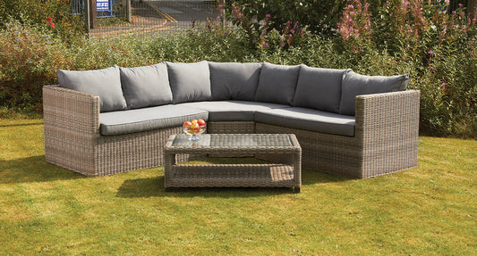 Rattan Wentworth Corner Lounging Set | AMIR | WENCORLOU-WS