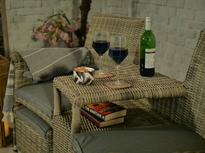 Rattan Wentworth Fixed Companion Set | AMIR | WENFIXCOMP-WS