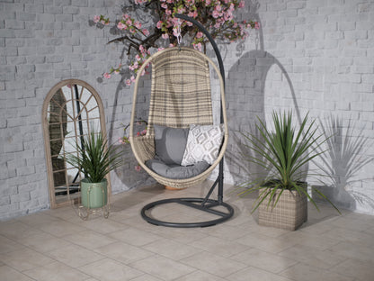 Rattan Wentworth Hanging Pod Chair | AMIR | WENPOD-WS-SET