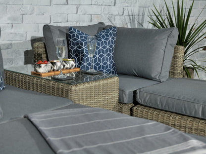 Rattan Wentworth 4 Seater Multi Setting Relaxer Set | AMIR | WENSUNLOU-WS