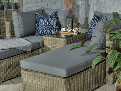 Rattan Wentworth 4 Seater Multi Setting Relaxer Set | AMIR | WENSUNLOU-WS