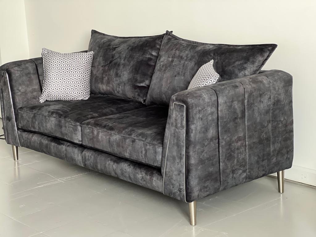 Modular Bespoke Vivo Fabric Sofa Collection | Red Rose