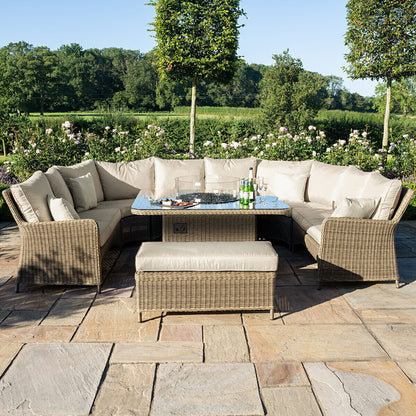 Homeflair - Winchester Royal U-Shaped Rattan Sofa Set