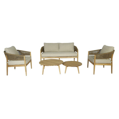 Homeflair - Porto Rope Weave 2 Seat Sofa Set