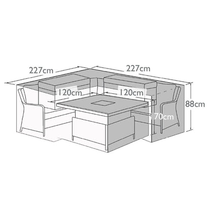 Homeflair -Oxford/Winchester Royal Corner Dining Set