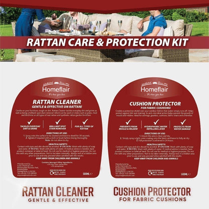 Homeflair -Rattan Garden Furniture Cleaning &amp; Protector Kit