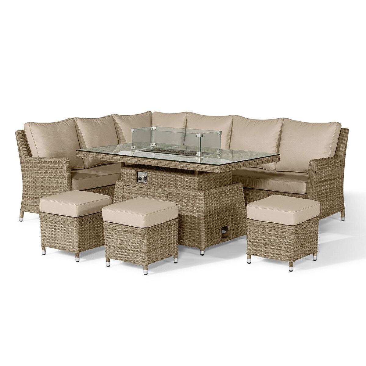 Homeflair - Winchester Corner Rattan Dining Set